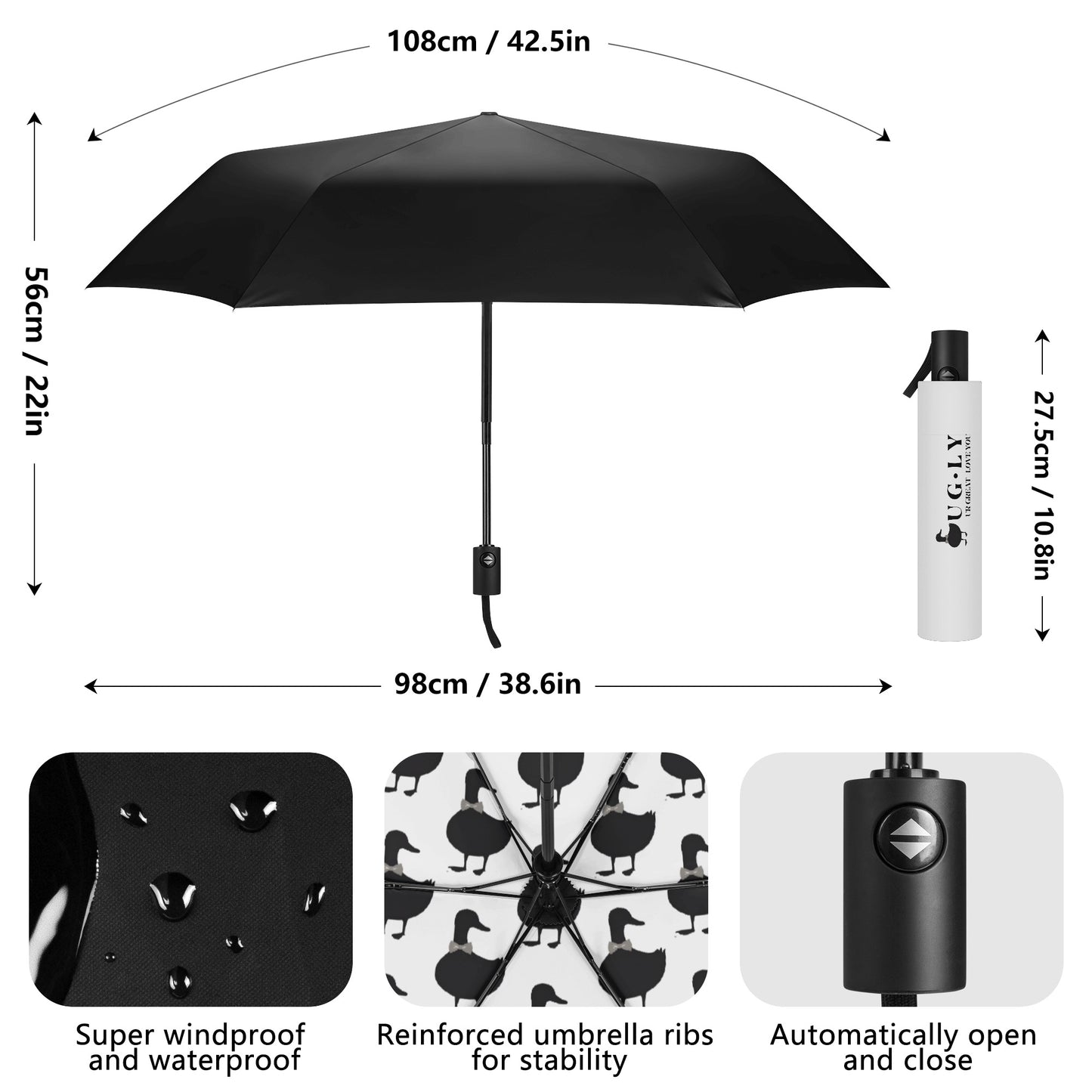 UG⋅LY Duck Umbrella