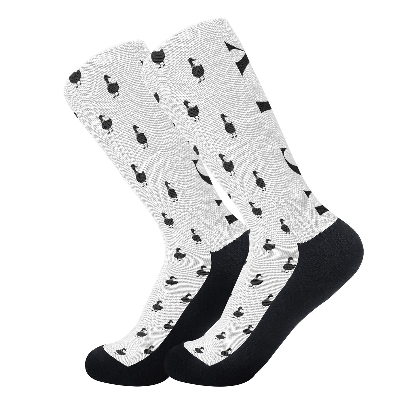 Unisex UG⋅LY Duck Socks (w/black bottom-adults)