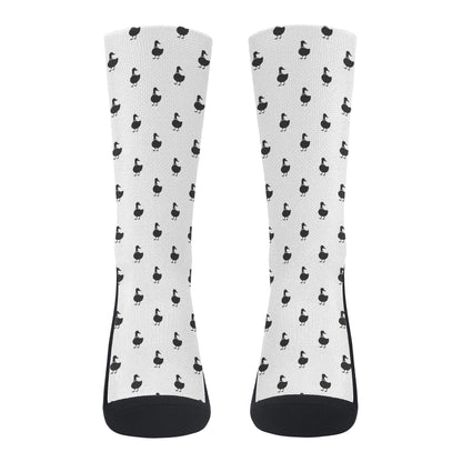 Unisex UG⋅LY Duck Socks (w/black bottom-adults)