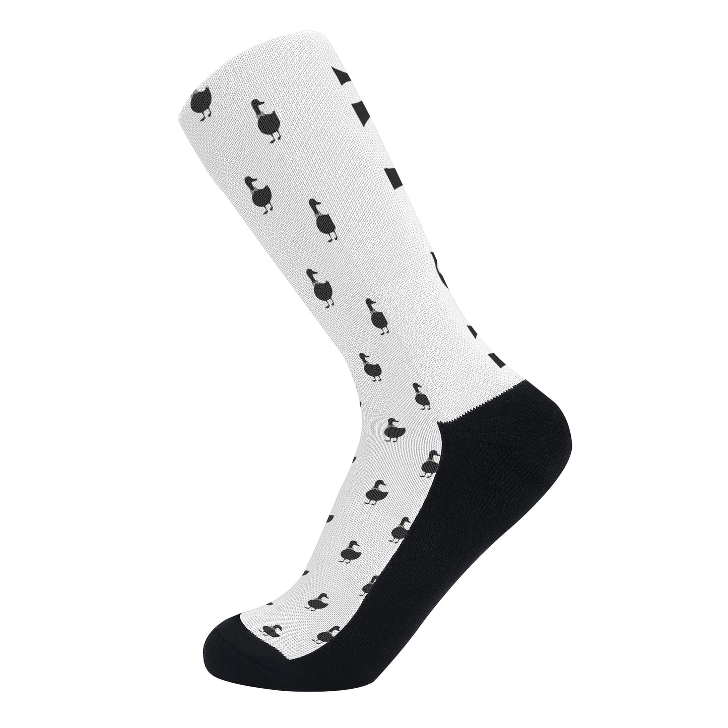 Unisex UG⋅LY Duck Socks (w/black bottom-adults)