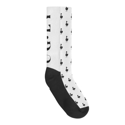 Unisex UG⋅LY Duck Socks (w/black bottom-adults)