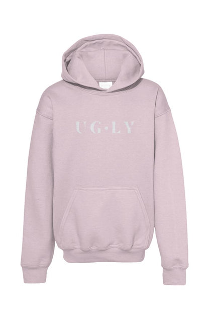 UG⋅LY Kid's Hoodie (w/white logo)