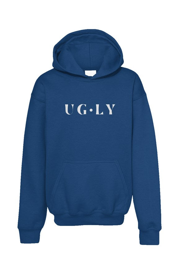 UG⋅LY Kid's Hoodie (w/white logo)