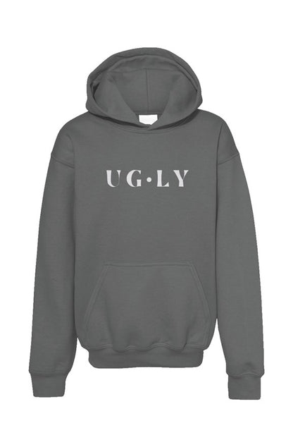 UG⋅LY Kid's Hoodie (w/white logo)