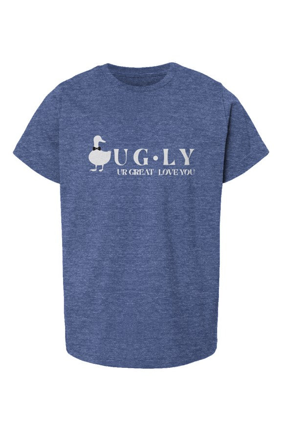 UG⋅LY UR GREAT Kid's Tee (w/white logo)