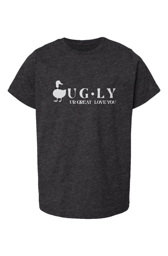 UG⋅LY UR GREAT Kid's Tee (w/white logo)