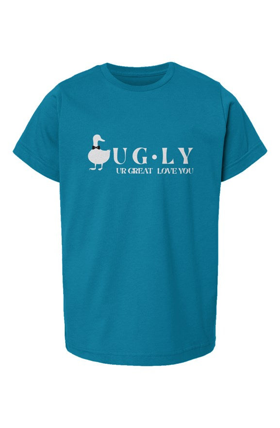 UG⋅LY UR GREAT Kid's Tee (w/white logo)