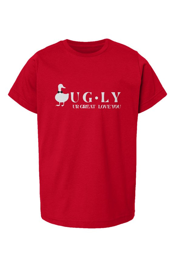 UG⋅LY UR GREAT Kid's Tee (w/white logo)