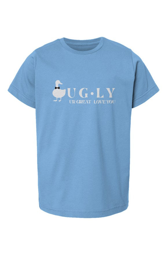 UG⋅LY UR GREAT Kid's Tee (w/white logo)