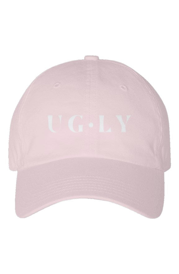 Youth UG⋅LY Dad Hat (white embroidery)