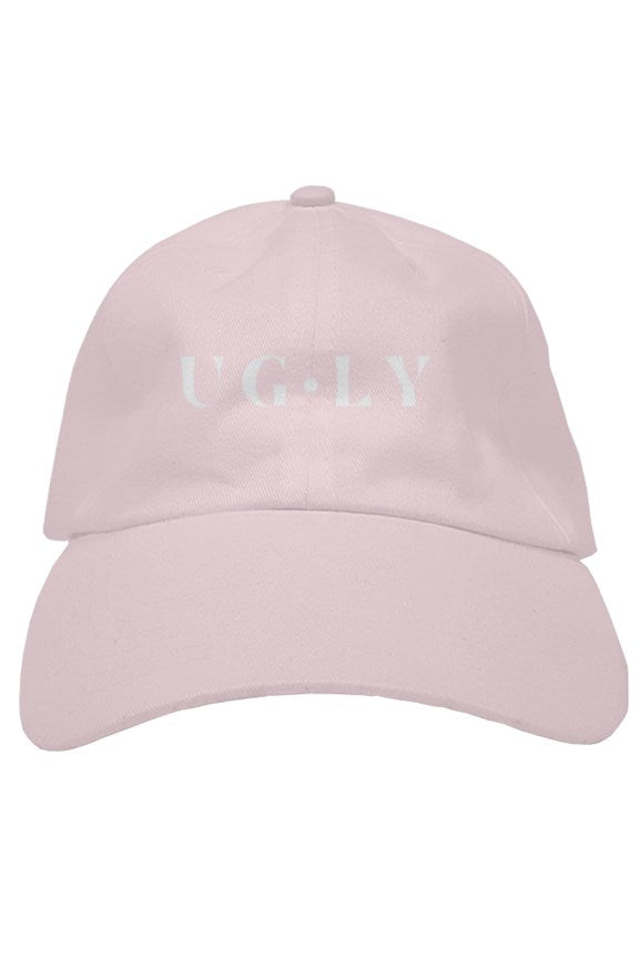 UG•LY Premium Dad Hat (white embroidery)