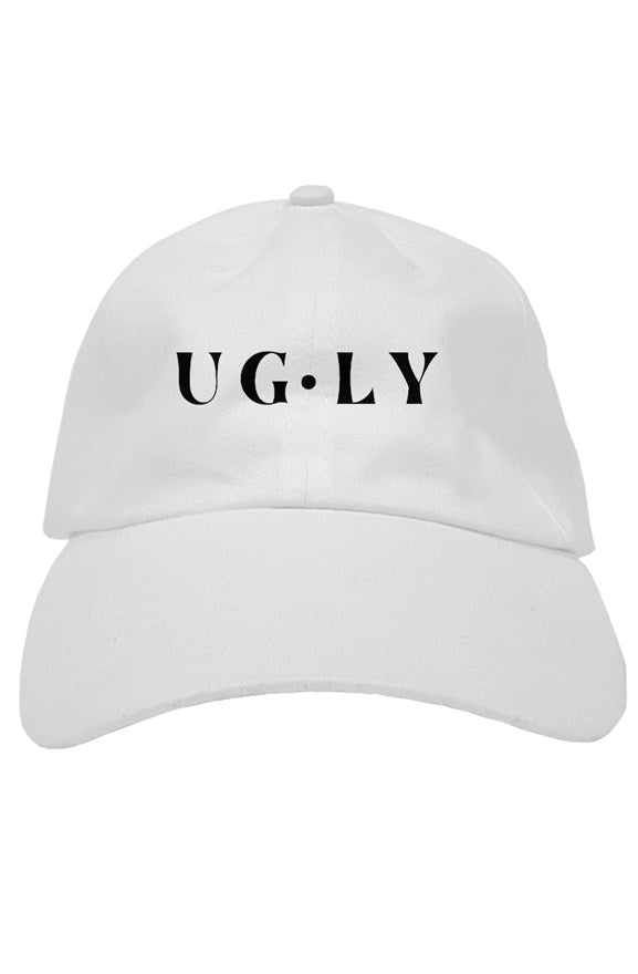 UG•LY Premium Dad Hat (black embroidery)