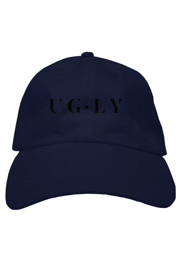 UG•LY Premium Dad Hat (black embroidery)