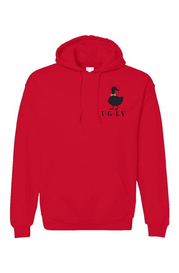 UG⋅LY & Duck (black embroidery)Hoodie