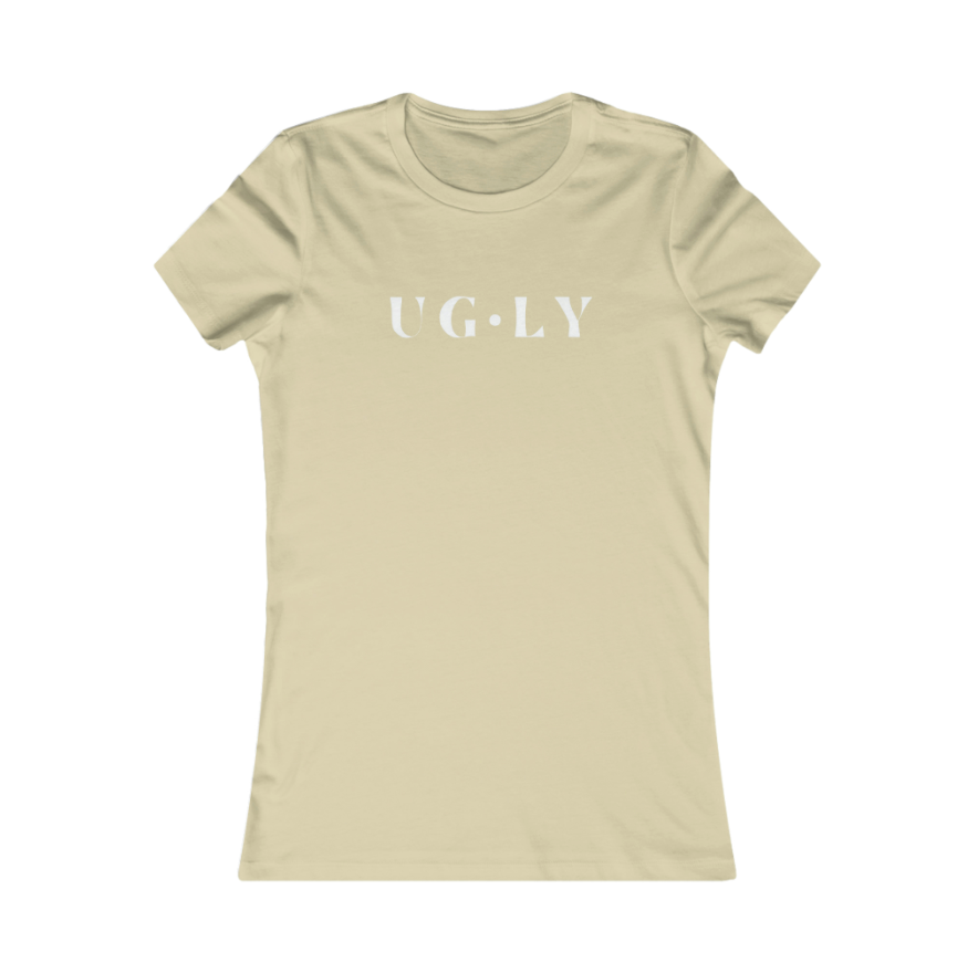 UG⋅LY Women's Slim Tee (w/white logo)