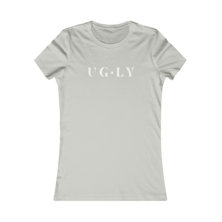 UG⋅LY Women's Slim Tee (w/white logo)