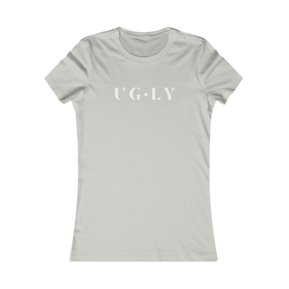 UG⋅LY Women's Slim Tee (w/white logo)