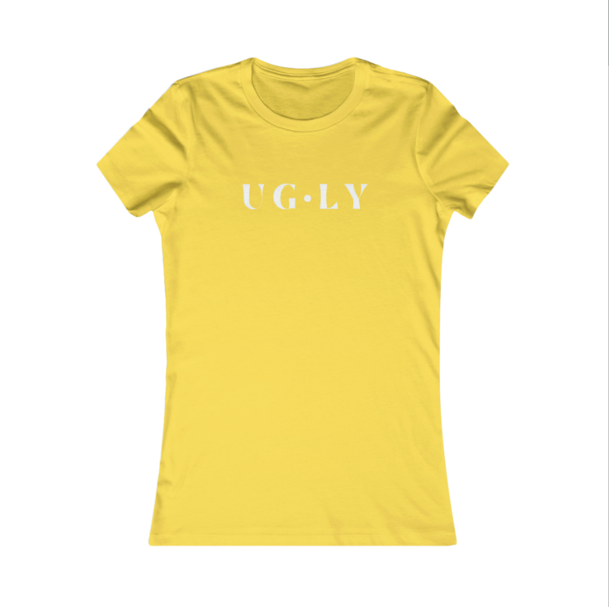 UG⋅LY Women's Slim Tee (w/white logo)