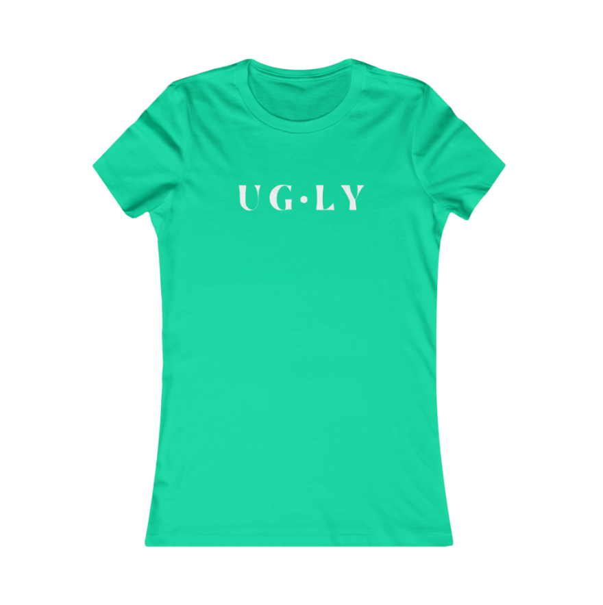 UG⋅LY Women's Slim Tee (w/white logo)