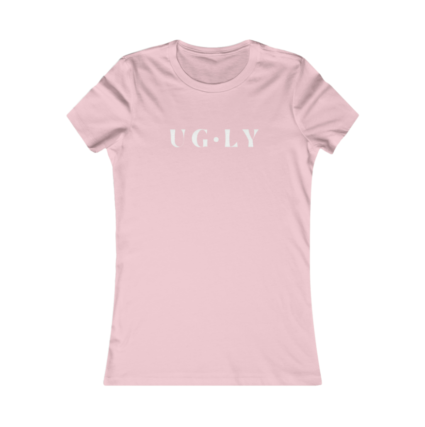 UG⋅LY Women's Slim Tee (w/white logo)