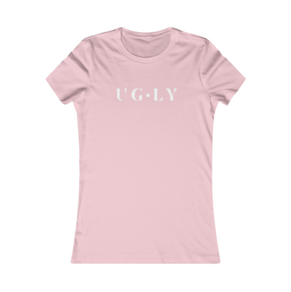 UG⋅LY Women's Slim Tee (w/white logo)