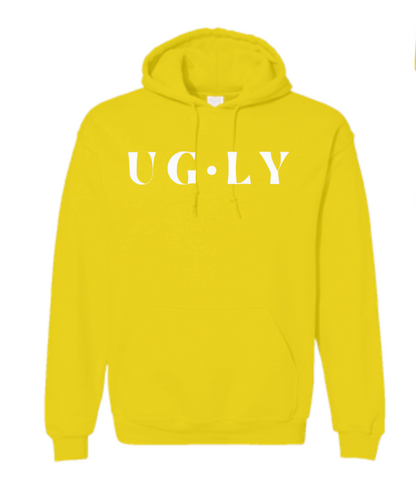 UG⋅LY Men's Hoodie (w/white logo)