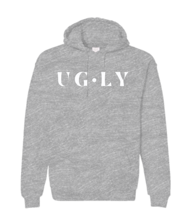 UG⋅LY Men's Hoodie (w/white logo)