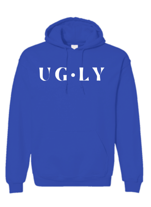 UG⋅LY Men's Hoodie (w/white logo)