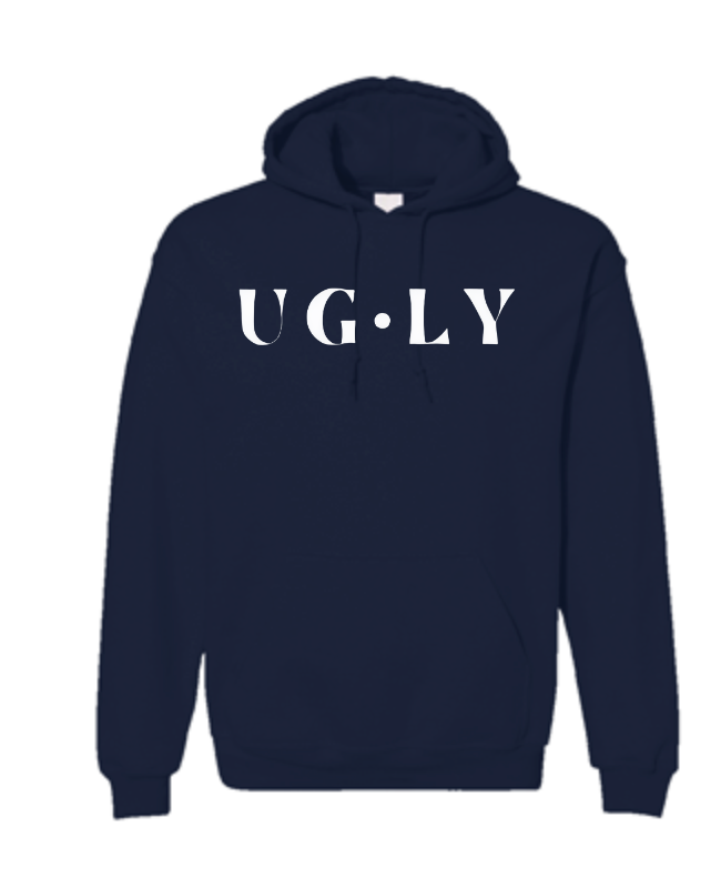 UG⋅LY Men's Hoodie (w/white logo)