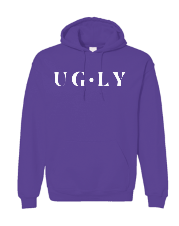 UG⋅LY Men's Hoodie (w/white logo)