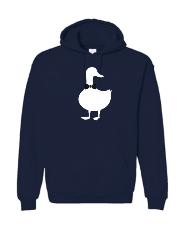 UG⋅LY Duck Men's Hoodie (w/white logo)