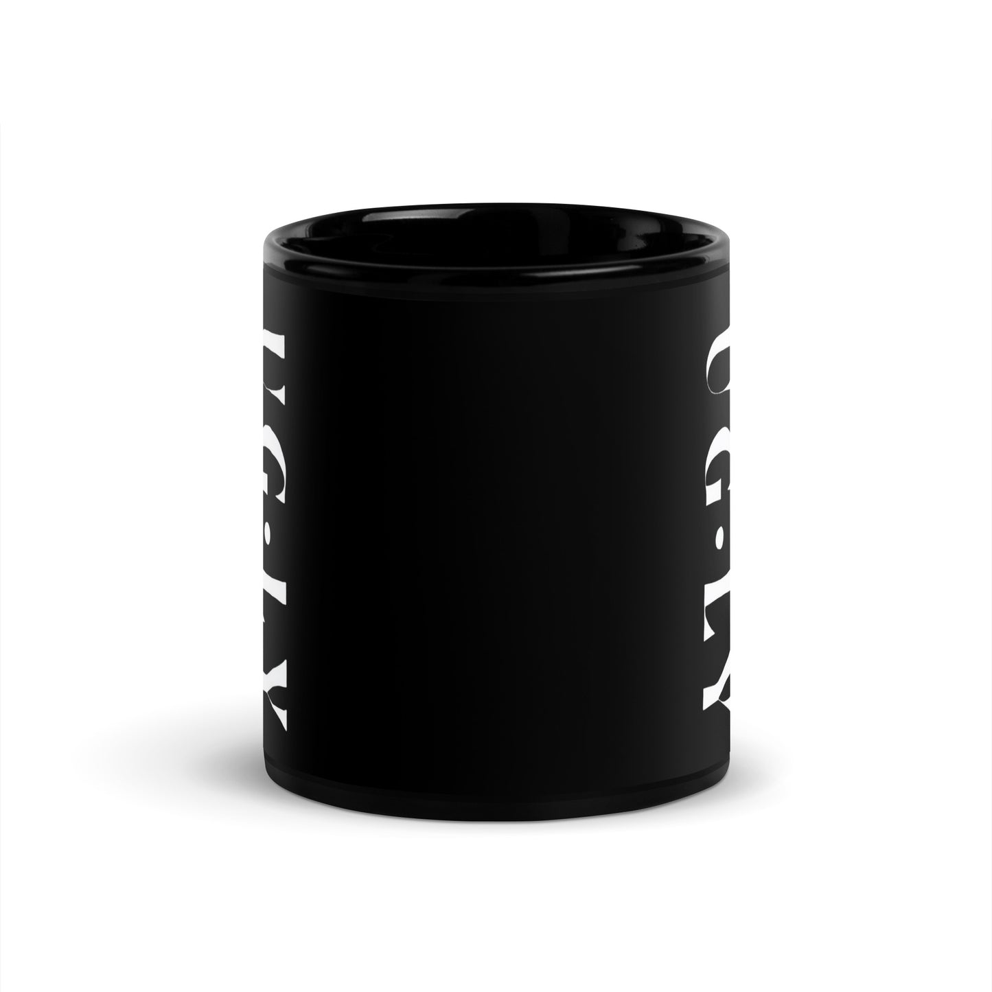 UG•LY Black Glossy Mug