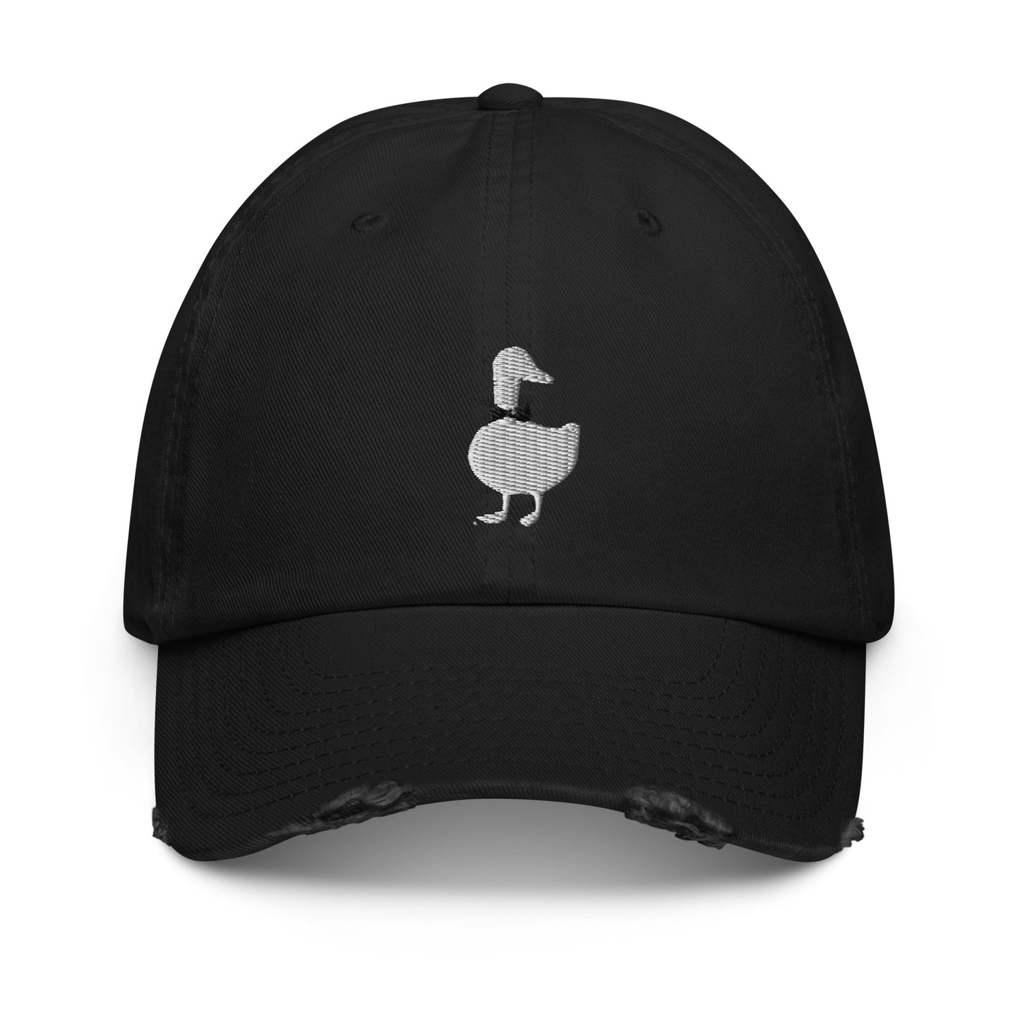 UG•LY Duck Distressed Cap (white embroidery)