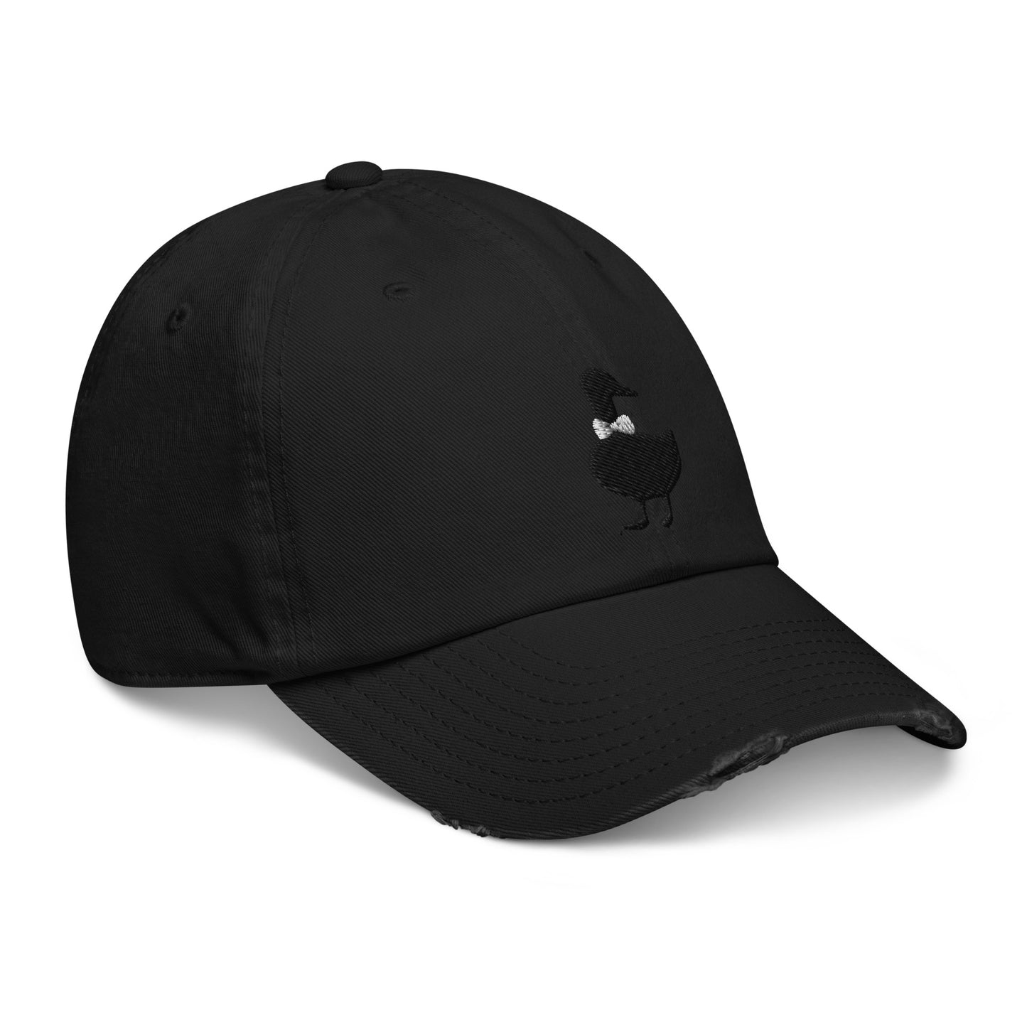 UG•LY Duck Distressed Cap (black embroidery)