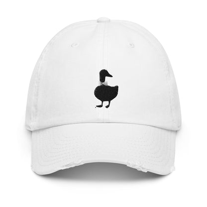 UG•LY Duck Distressed Cap (black embroidery)