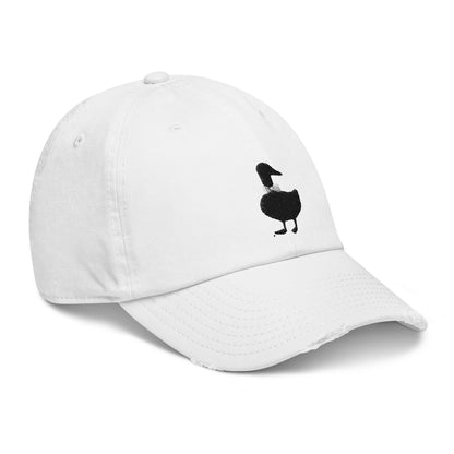 UG•LY Duck Distressed Cap (black embroidery)